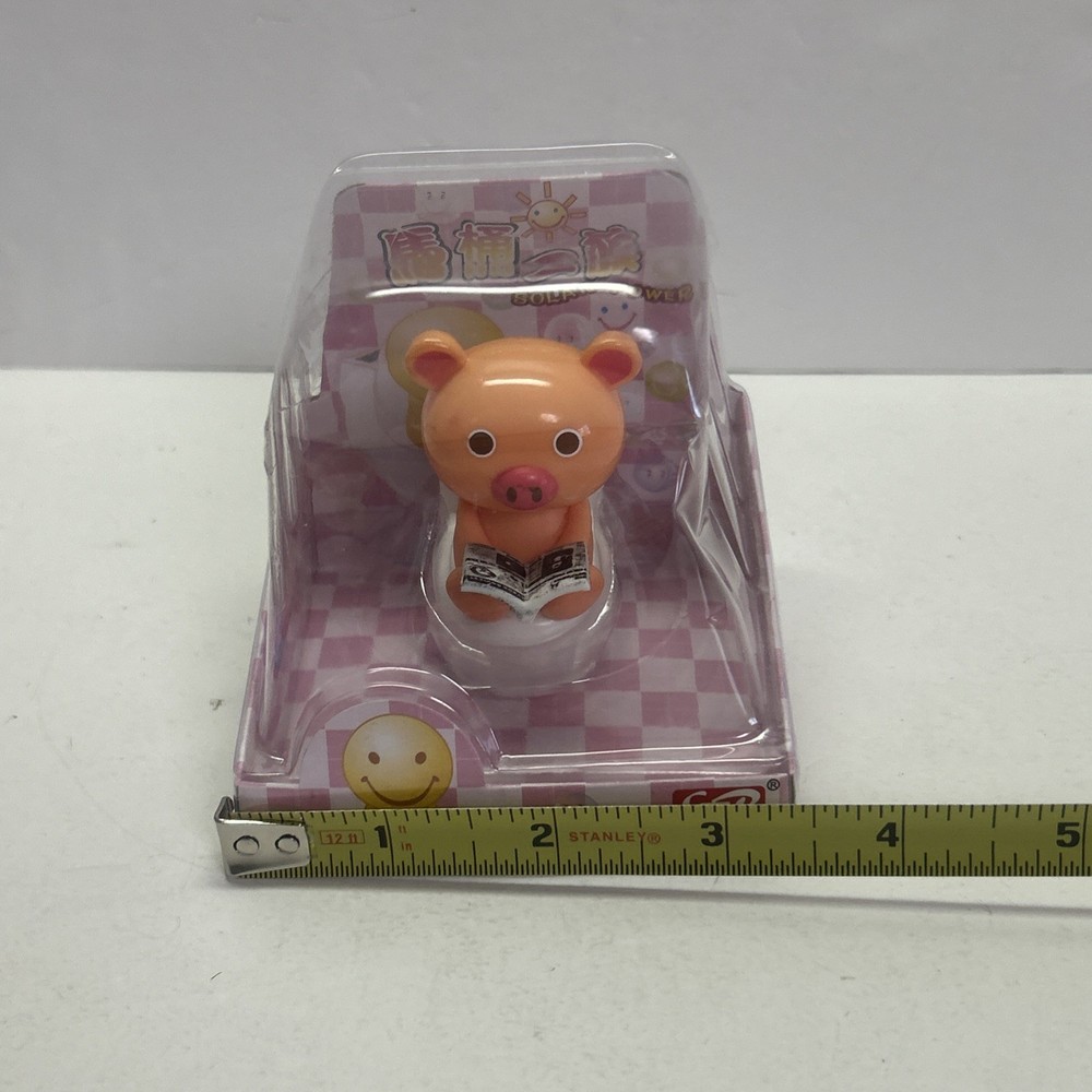 3 Toy Bobble Head Solar Clock