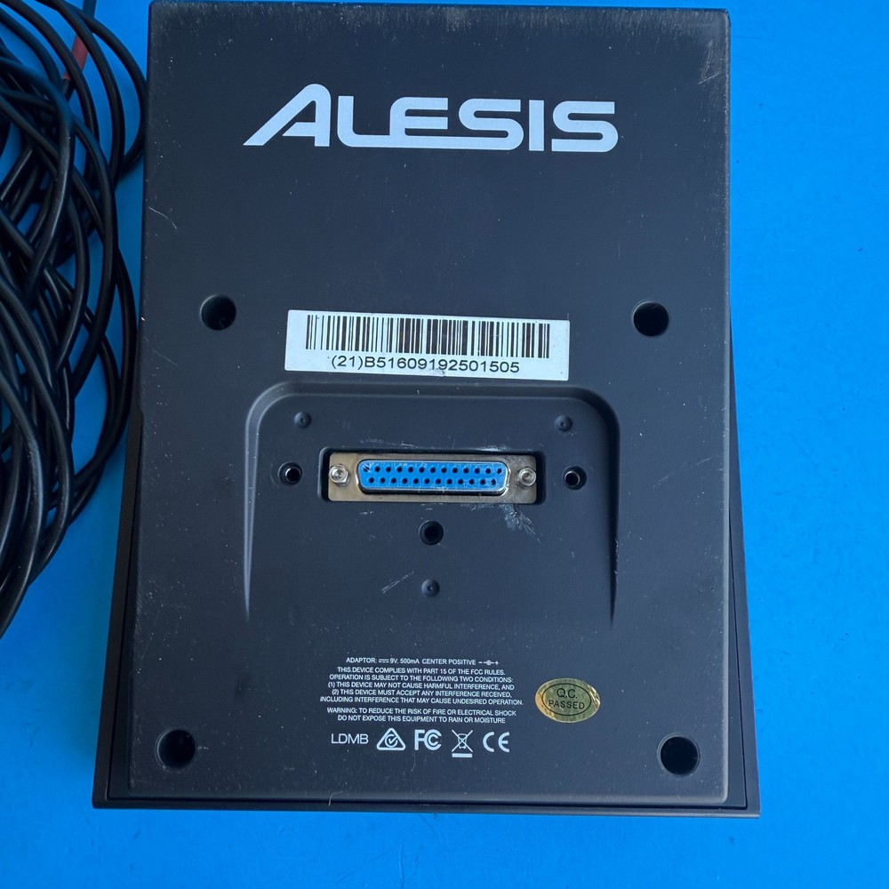 ALESIS FORGE Electronic Drum Sound Module w/Cables Clamp AC Adapter [Tested]