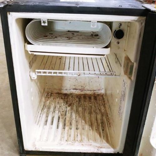 Damaged Dometic Truck Refrigerator M/N 750000005