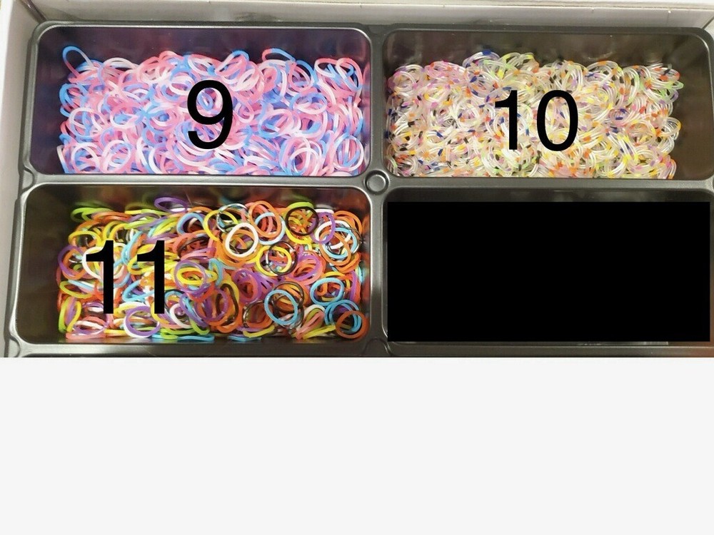 Customizable Loom Rubber Band Bracelets