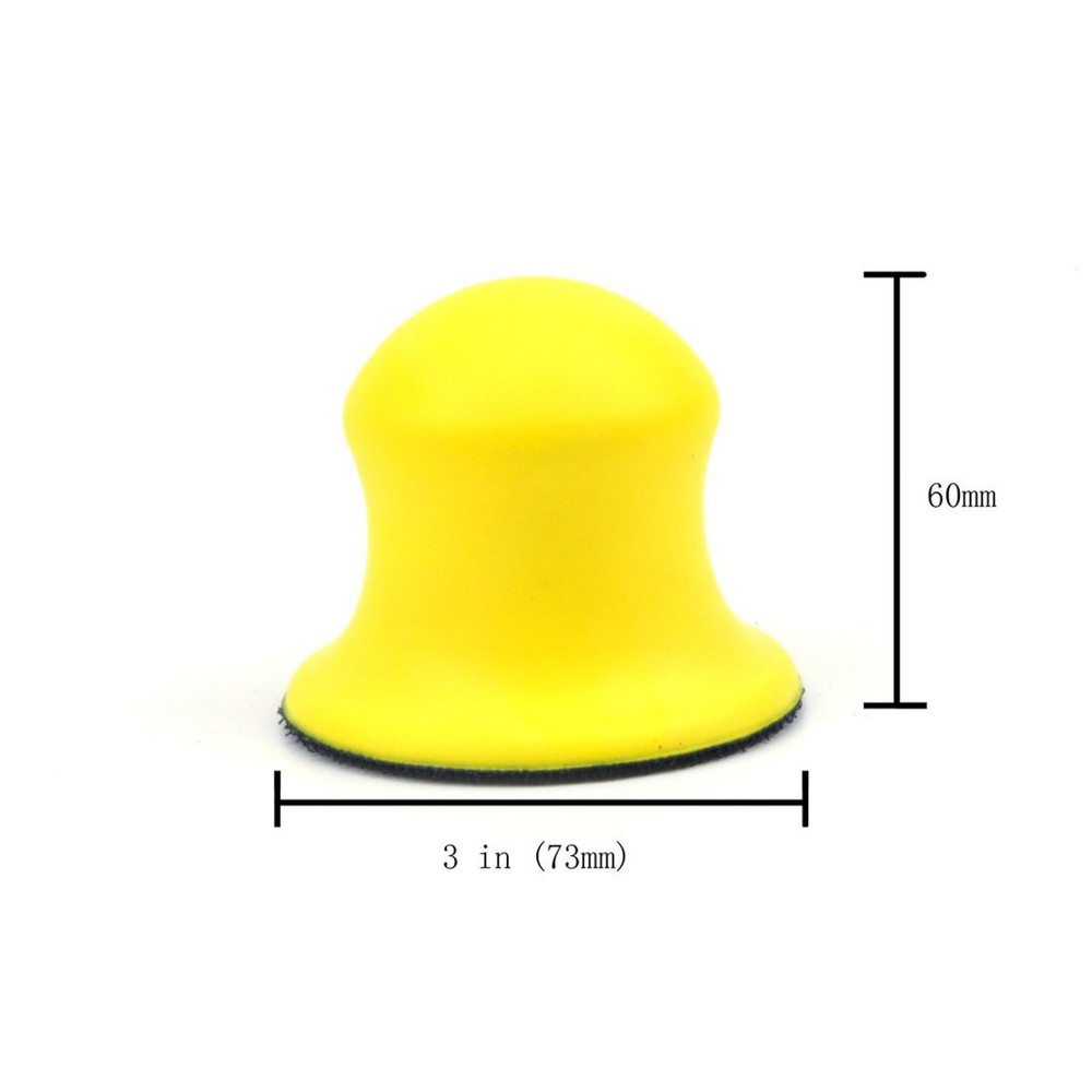 3" Round Hook and Loop Backup Sanding Pad, For Hand Sanding, Hurricane