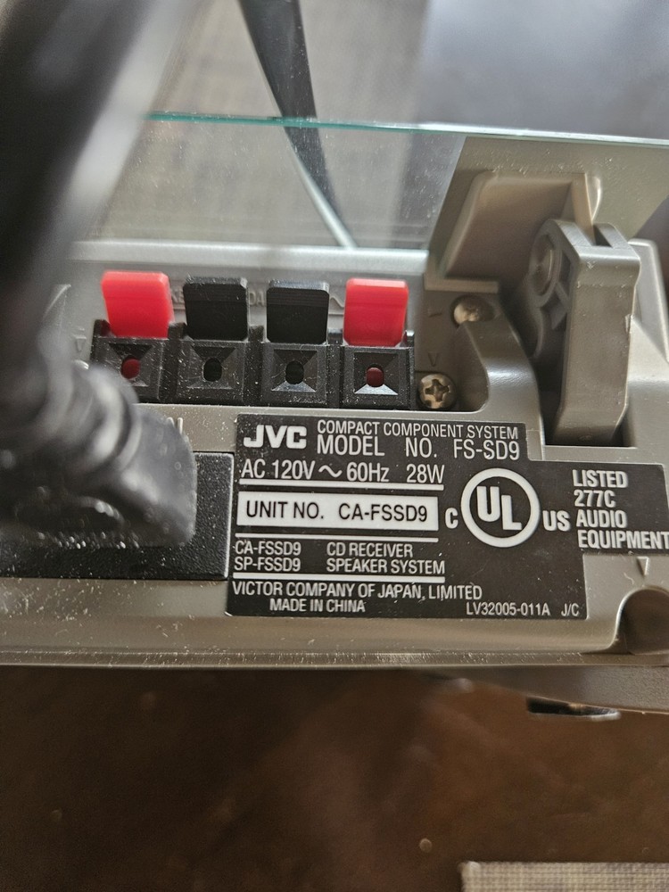 JVC FS-SD9 Compact Component System CD Player Radio with Remote.