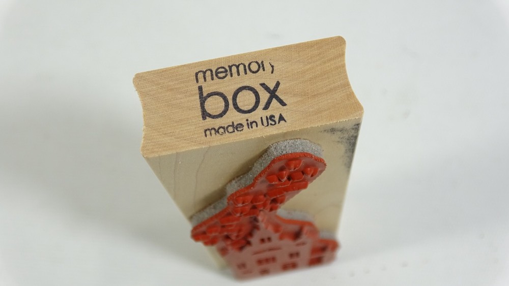 Memory Box Haunted Mansion Halloween Mounted Rubber Stamp E1801