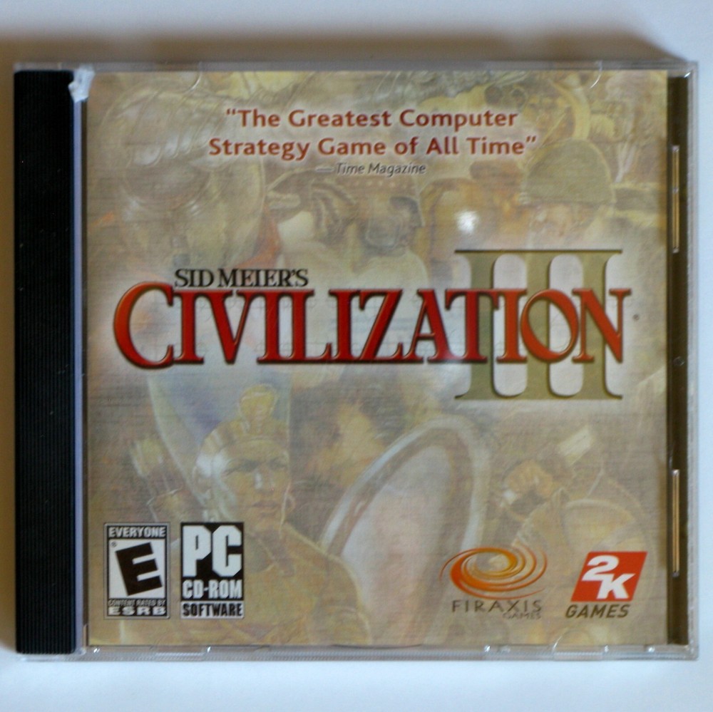 Sid Meier's Civilization III (PC, 2005) CDROM Only, TESTED in Windows 10
