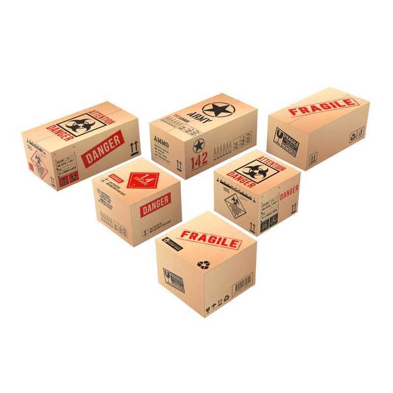 Green Stuff World 12476 Miniature Printed Boxes - Large