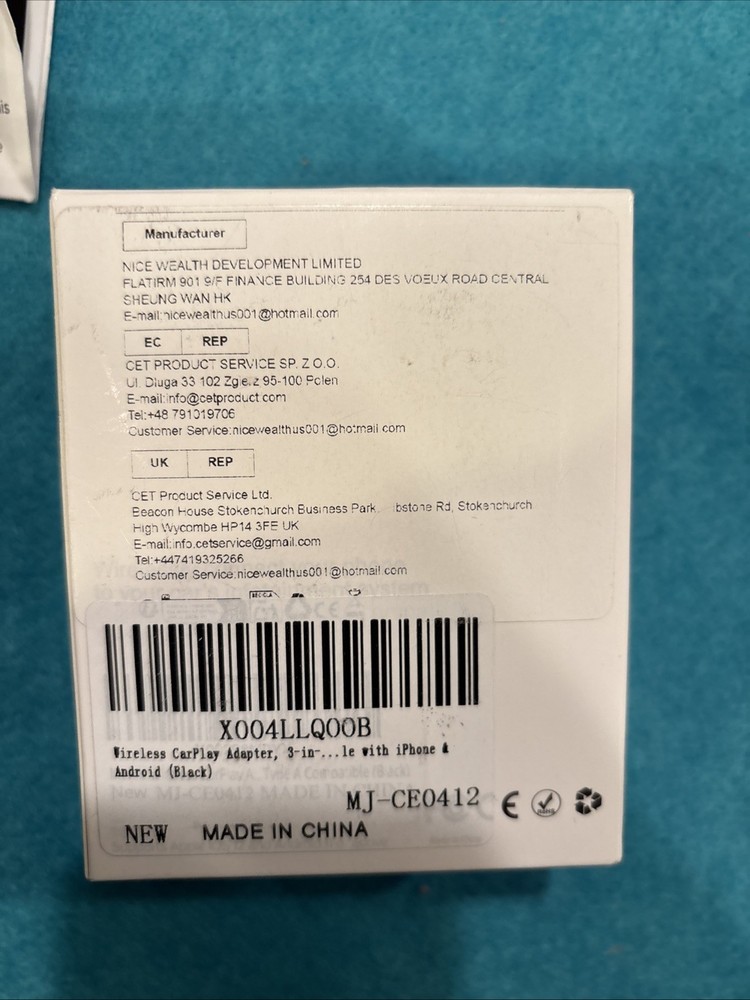 Smart AI Box CarPlay Android Auto Wireless Adapter-Open Box