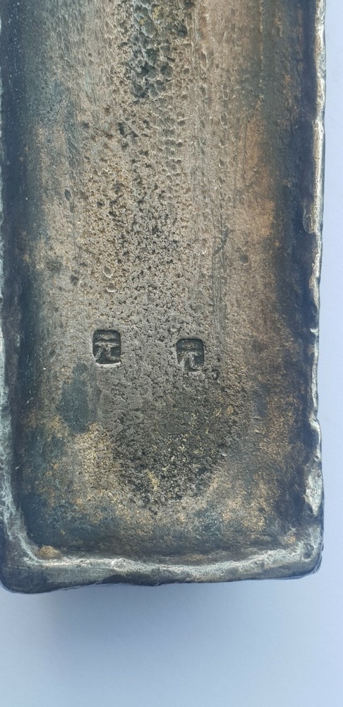 Silver ingot China King period **