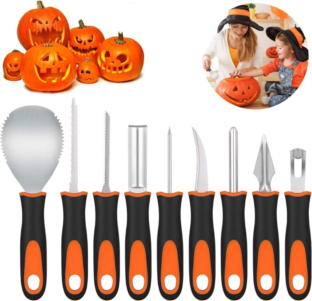 Halloween Pumpkin Carving Kit Professional Stainless Steel Tools