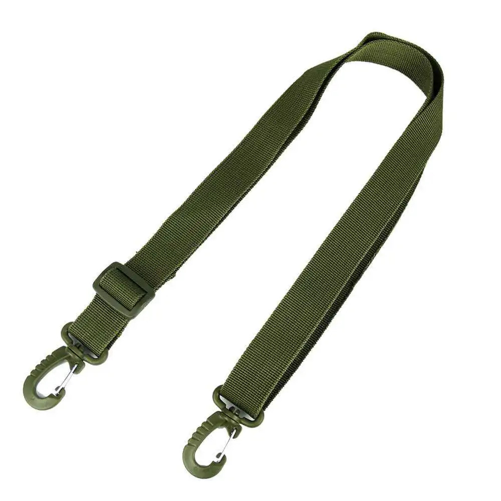 Universal Tactical Bag Shoulder Strap with Double Hooks Adjustable Replacement N