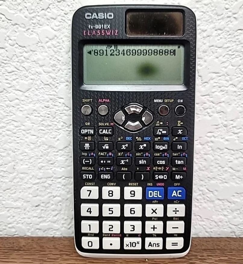 CASIO FX-991EX ClassWiz Scientific Calculator Solar Battery Powered