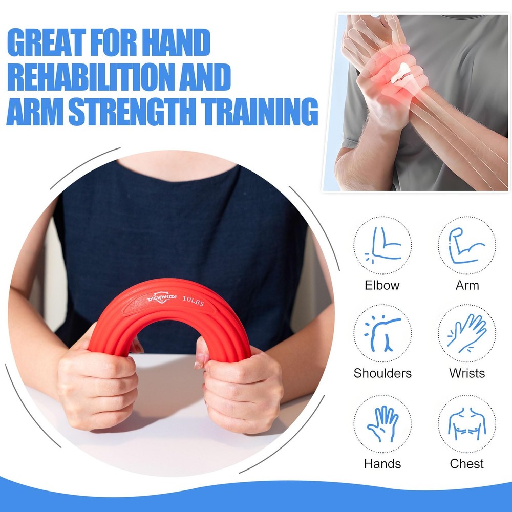 Flex Therapy Bar and Grip Strength Trainers set, Physical Therapy & Resistanc...