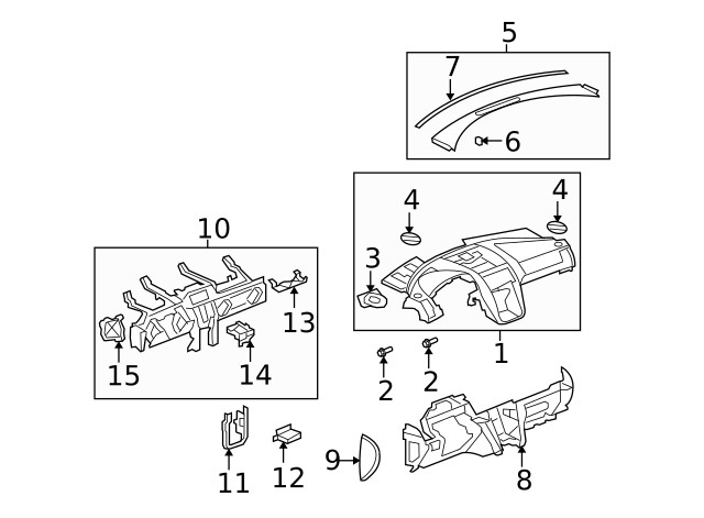 Genuine GM Center Bracket 25986771