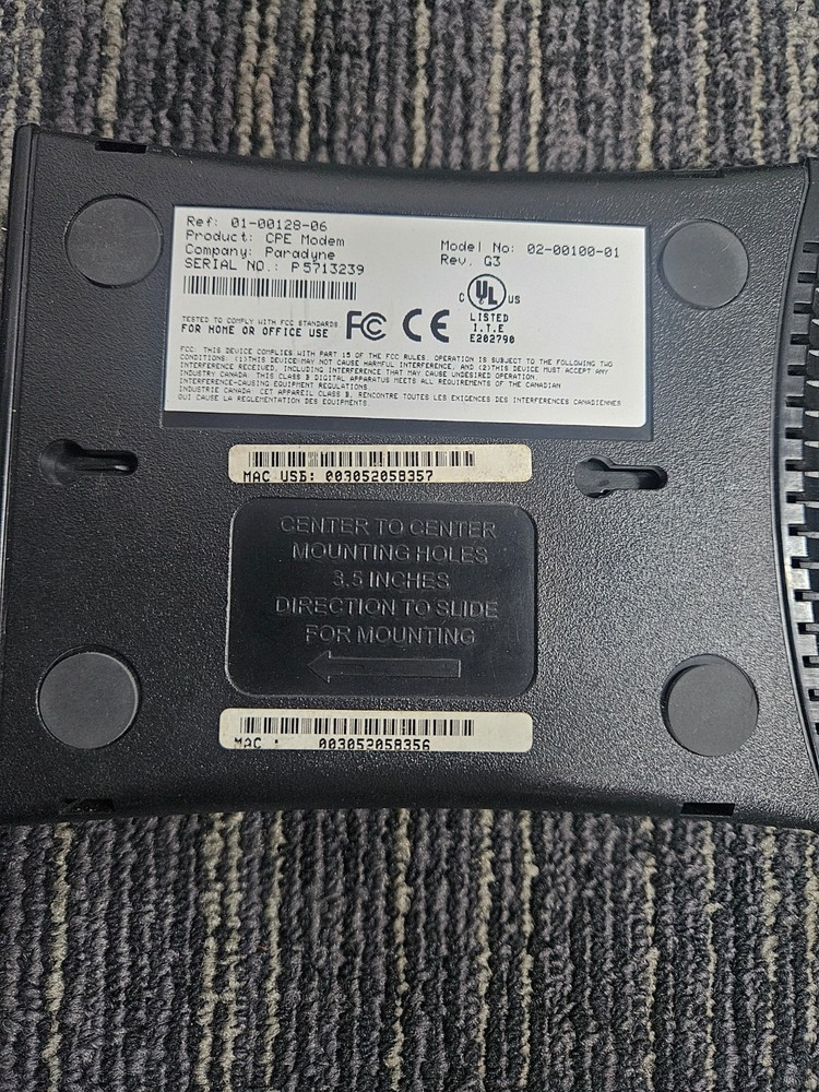 Verizon stormport CPE Modem