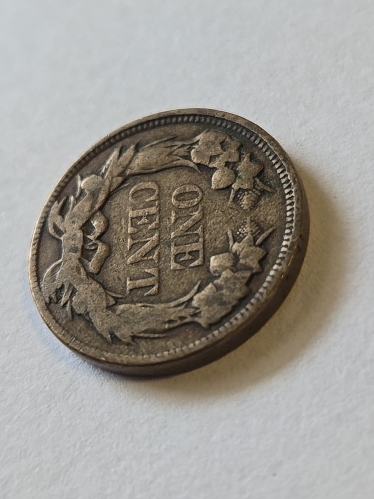 1858 Flying Eagle Cent- Large Letters, VG Details #1138