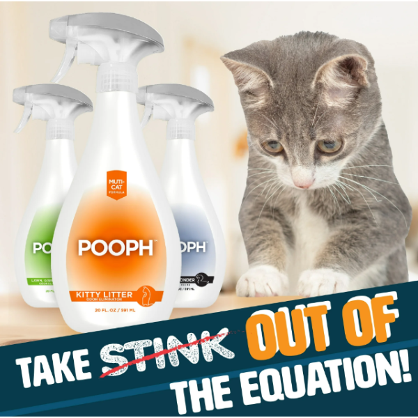 POOPH Kitty Litter Odor Eliminator 20oz