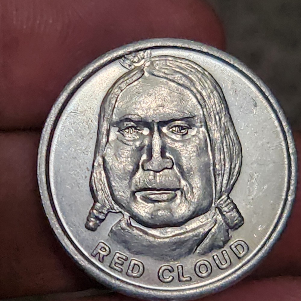 Red Cloud Old West Trail 1" ALUMINUM TOKEN