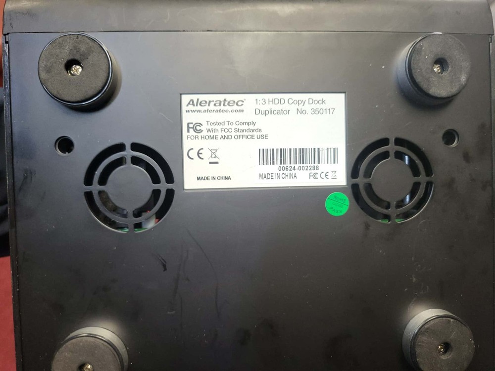 Aleratec 350117 HDD Copy Dock Advanced Hard Disk Drive Duplicator