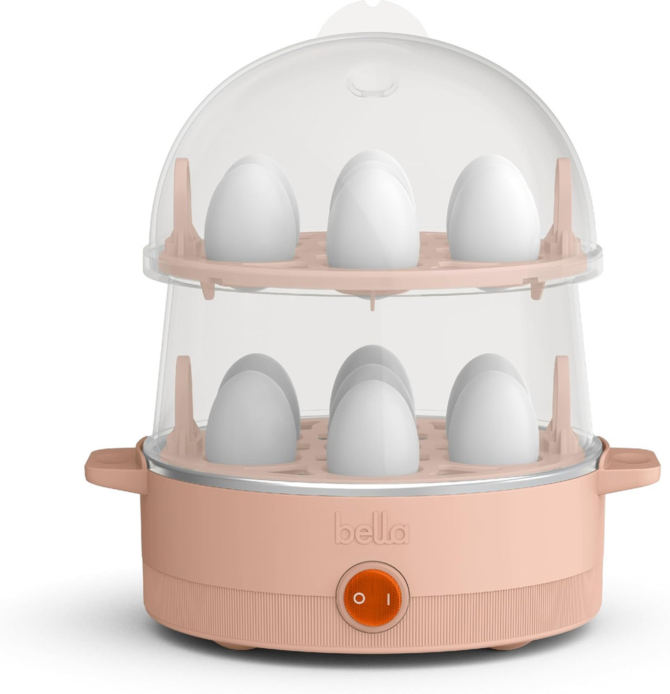Electric Egg Cooker, 14 Eggs Capacity Tray, Double Stack, for Poached, Scrambled