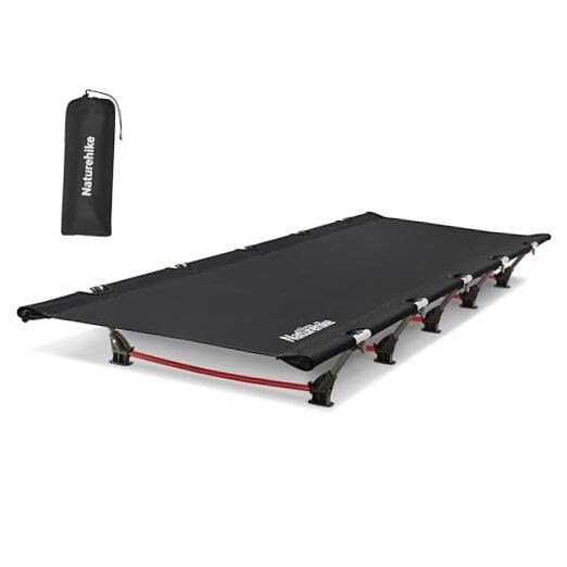 GreenWild Camping Cot, Ultralight Folding Backpacking Cot, 60-Second Black 02
