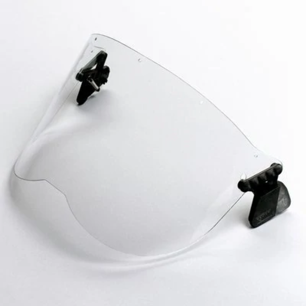 POLYCARBONATE VISOR CLEAR SHORT-V3C-10P