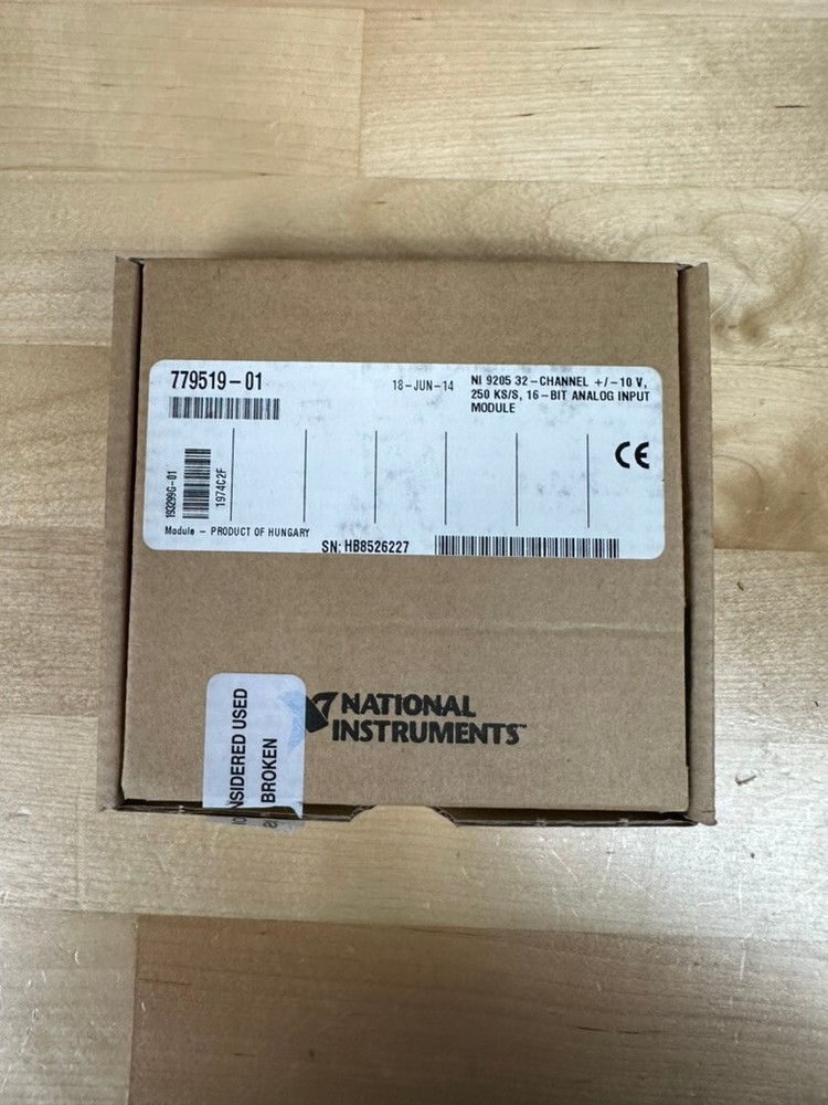 National Instruments NI 9205 CDAQ Analog Input Module, 32 Channels, 779519-01