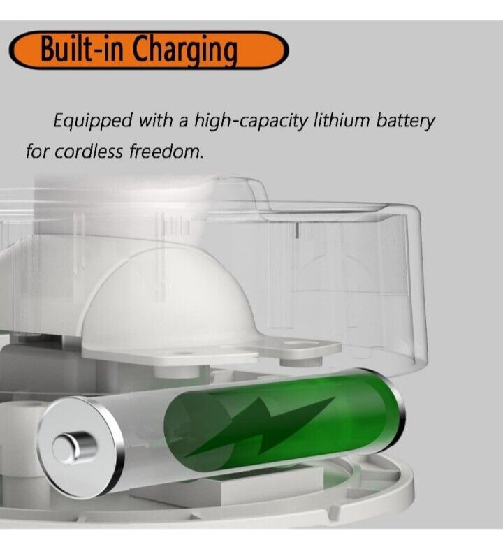 Night Light Table Lamp USB Charging Wall Lamp with Rechargeable Battery