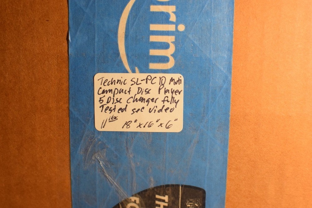 Technic SL-PC10 Multi Compact Disc Player 5 Disc Changer Tested See Video