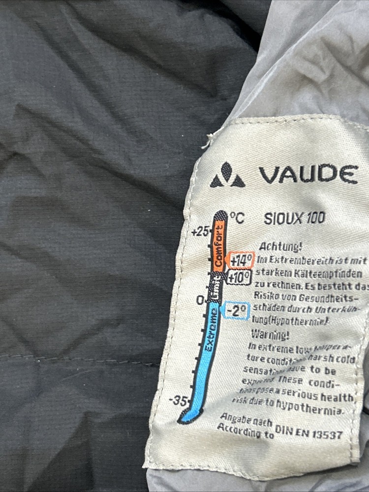 Sleeping Bag Vaude Black Sioux100