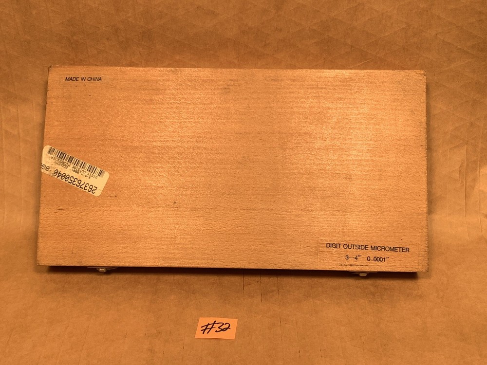 3-4" DIGITAL DIGIT OUTSIDE MICROMETER 0.0001" (Item#32)