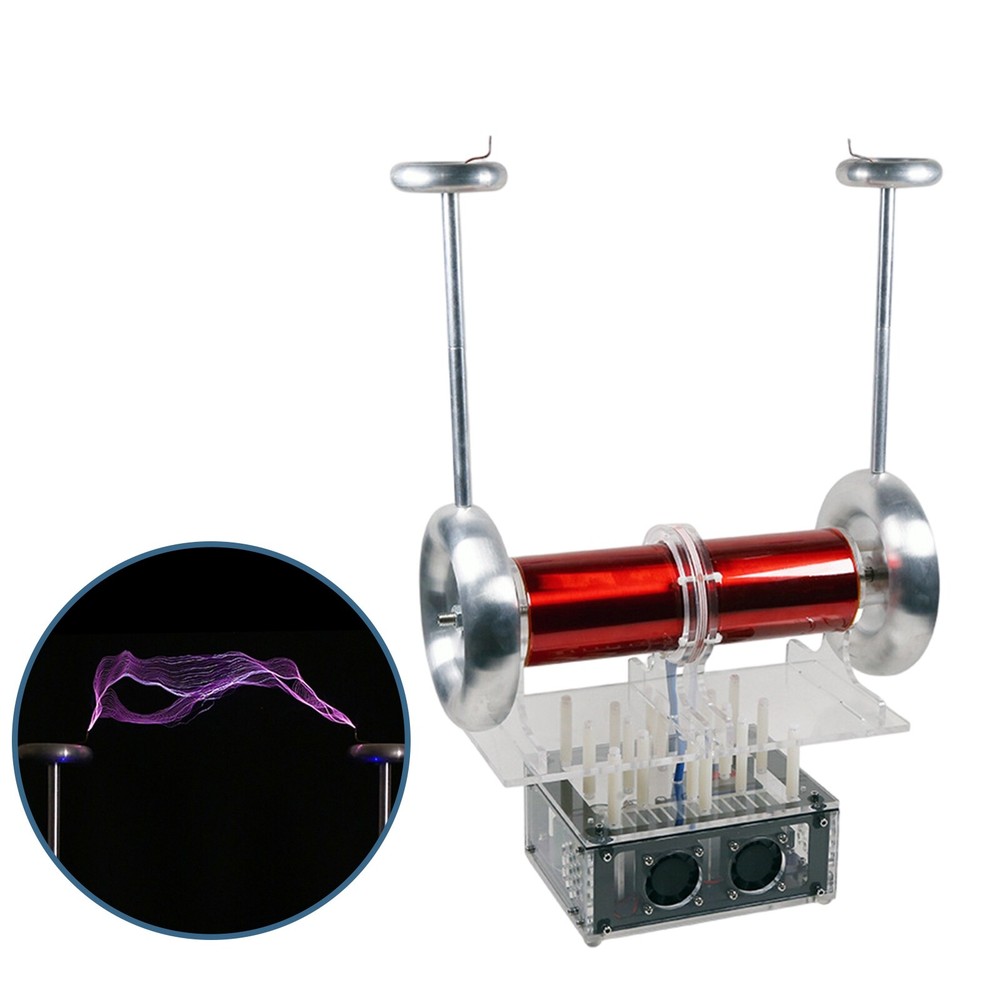 Music Tesla Coil Bipolar SSTC Type Artificial Lightning Electromagnetic Storm