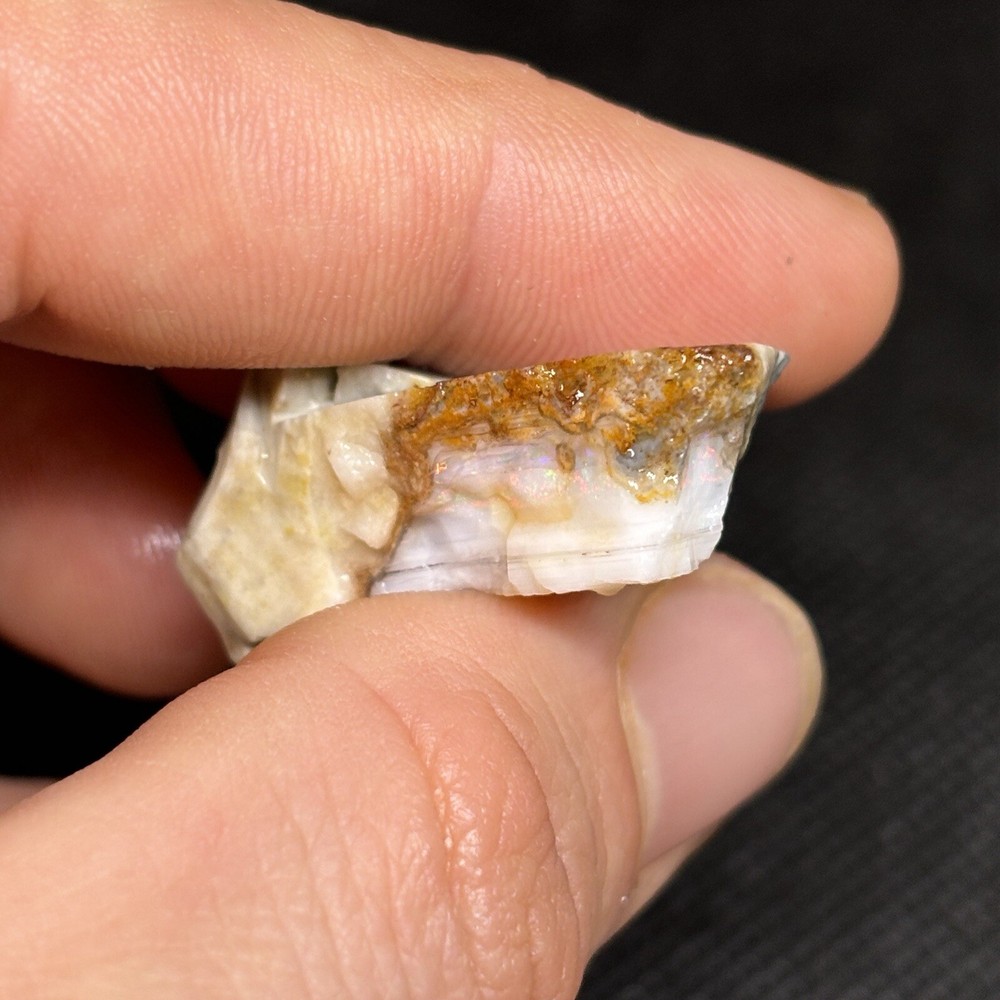 Long Color Barred Spencer Idaho Rough Opal Parcel