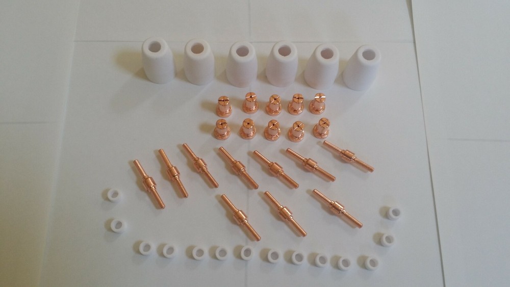 REBOOT RBC-6000D CONSUMABLES 40PCS COPPER EXTENDED FOR PLASMA CUTTER