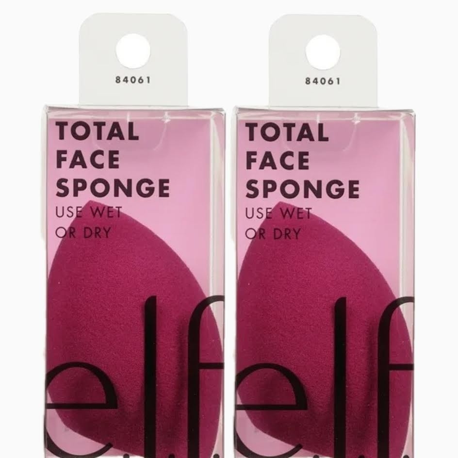 e.l.f. Total Face Sponge, 2 PACK