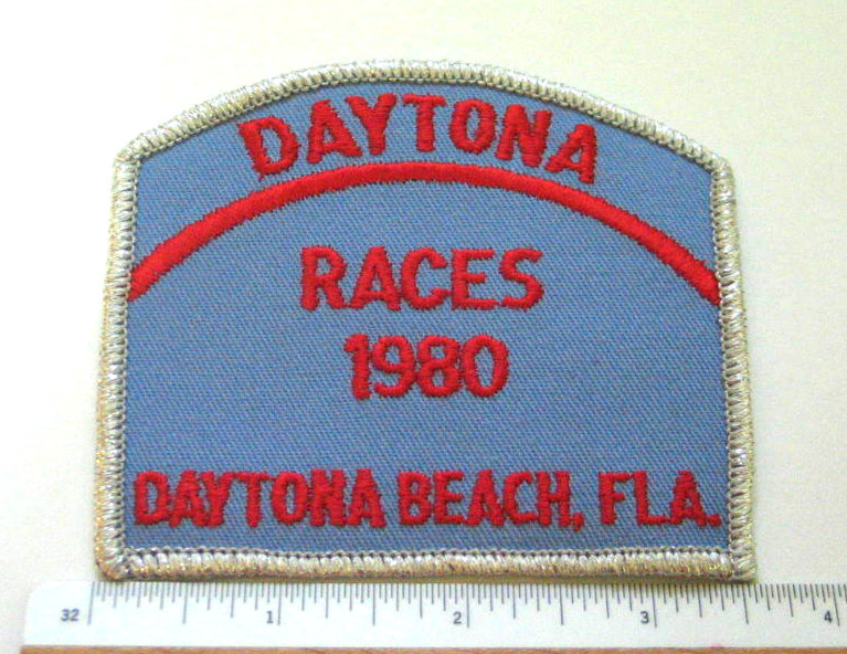 Daytona Races 1980 Racing Patch