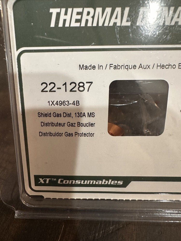 THERMAL DYNAMICS 22-1287 SHIELD GAS DISTRIBUTOR 130A MS Welding Plasma Cutting