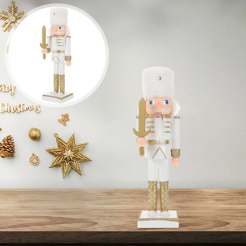 Nutcracker Figure Figurine Fireplace Table Mantel Decorations Christmas Tree
