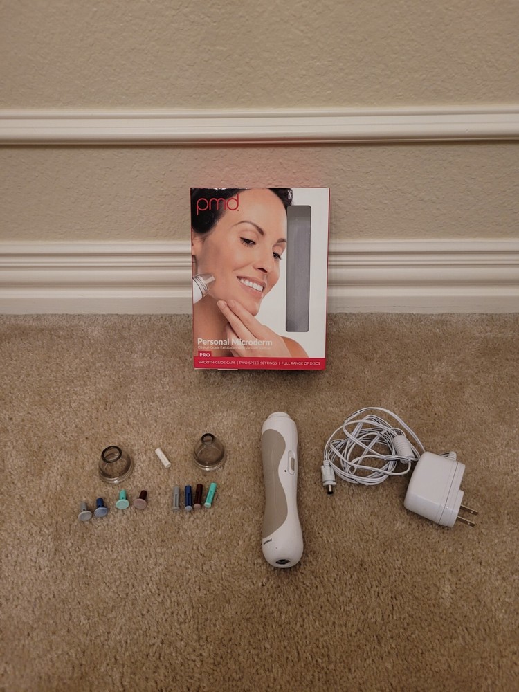PMD Personal Microderm Pro At-Home Microdermabrasion Device Greige