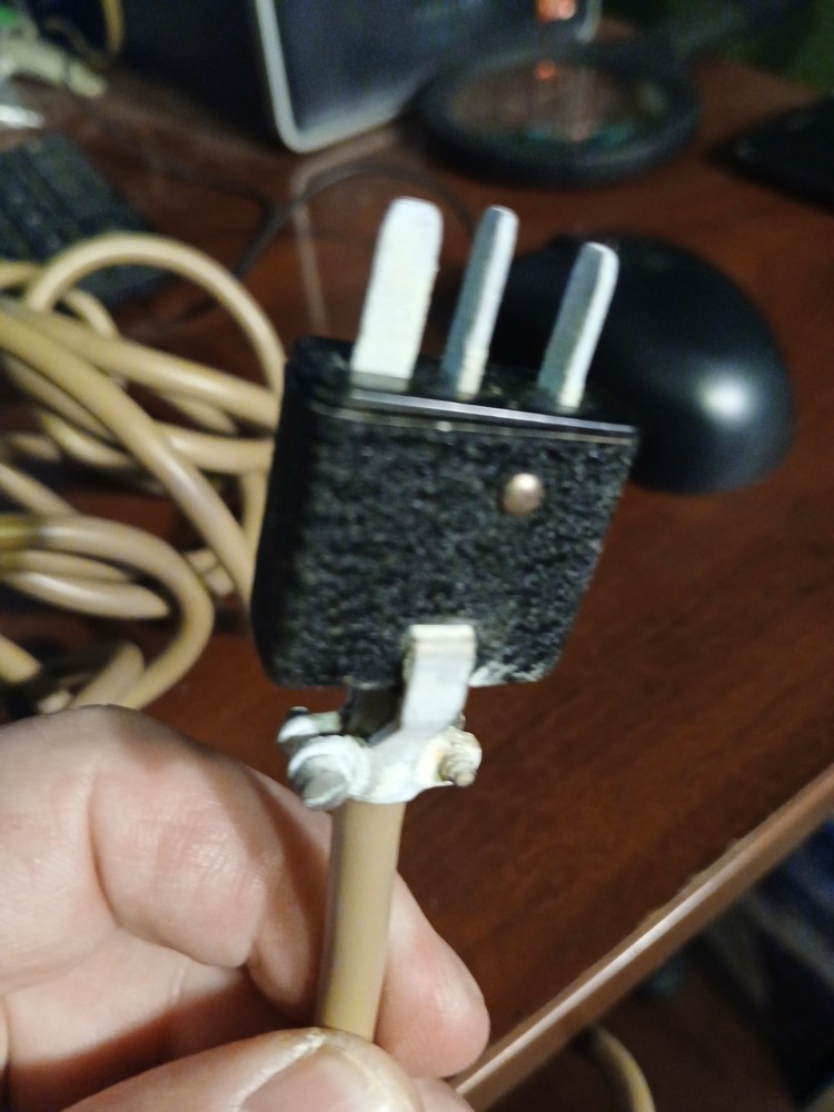 Vintage Remote Camera Flash Control. Push button worked 10 Ft Cable 3 Prong Plug