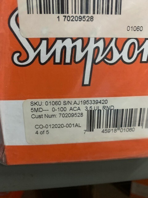 01060 SIMPSON METERS