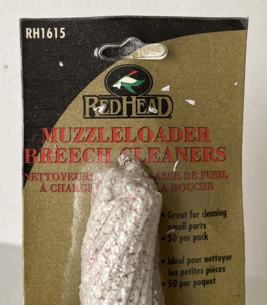 Redhead RH1615 Muzzleloader Breech Cleaners New In Box