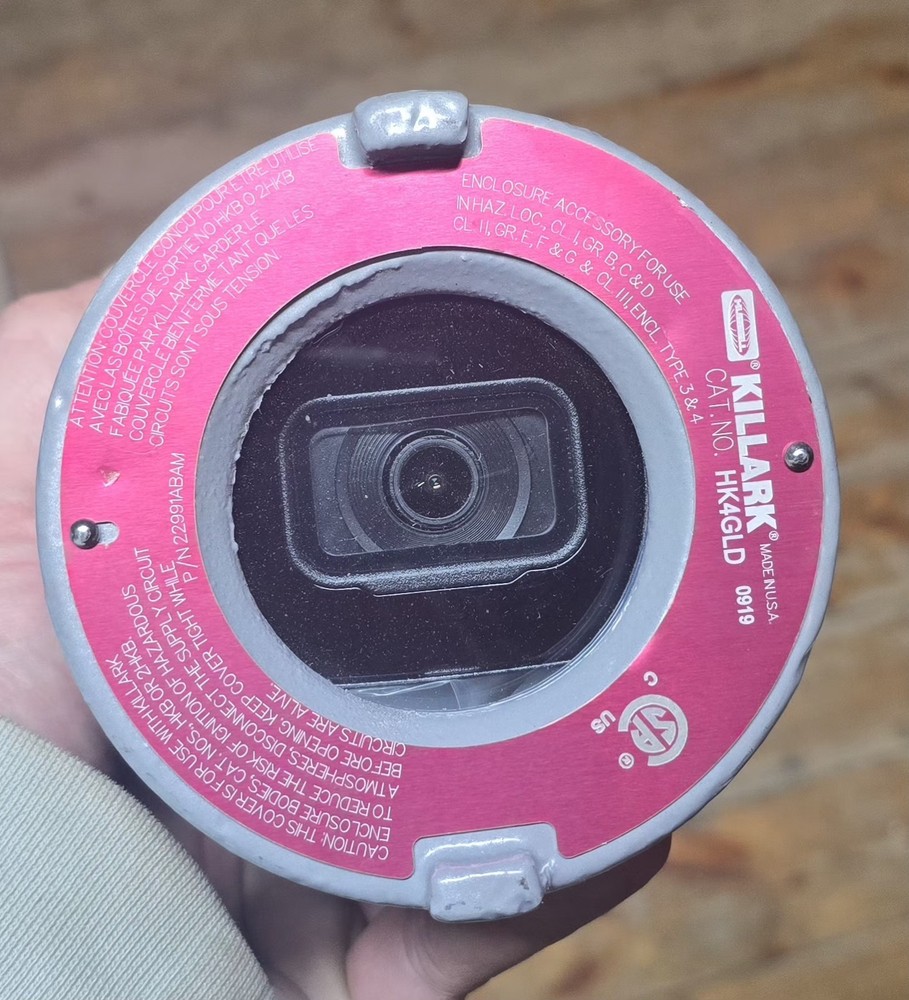 Killark Larson Explosion Proof Container Camera For Extraction 4mp 20fps IP66