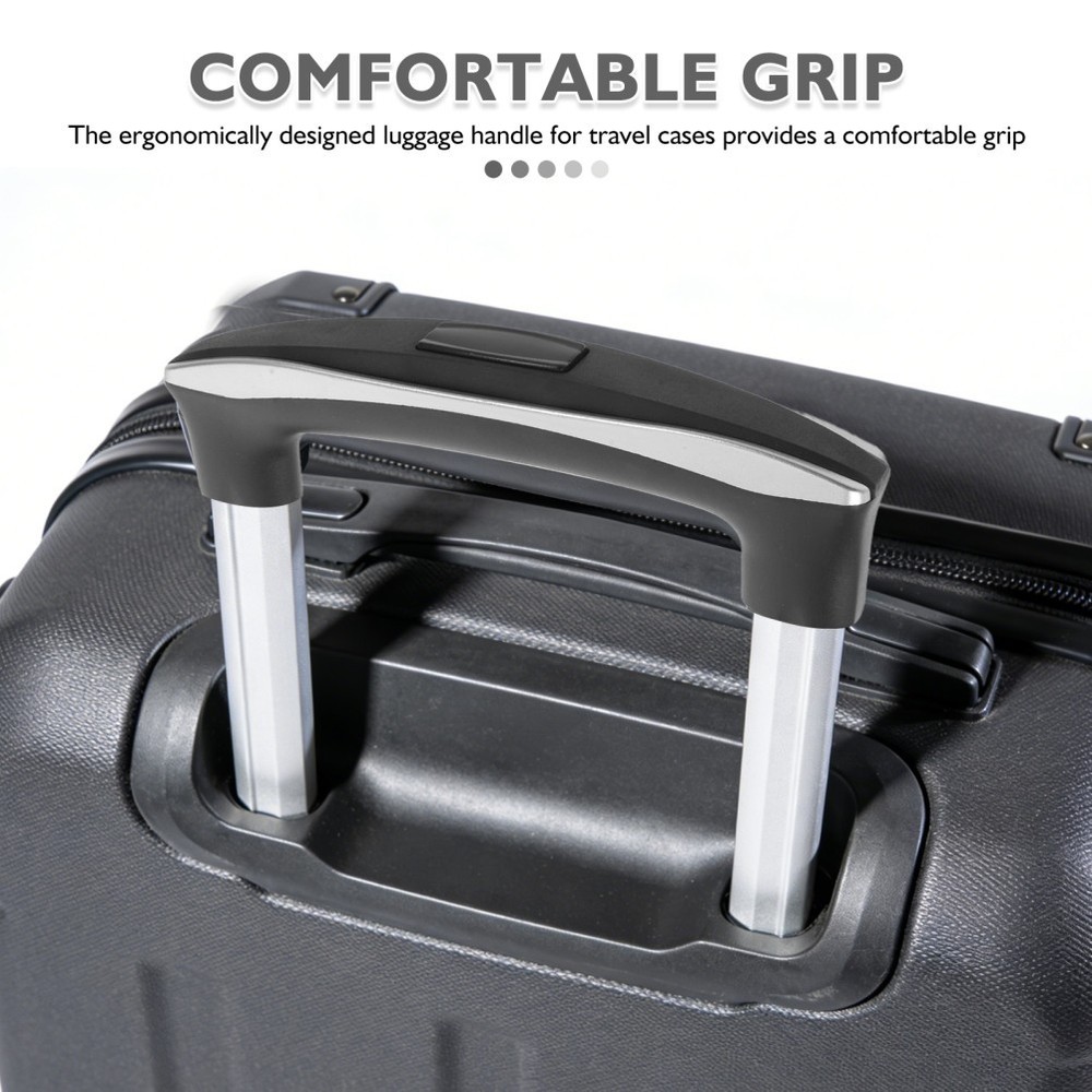 Luggage Trolley Handle Replacement Handles Plastic Pull for Suitcase