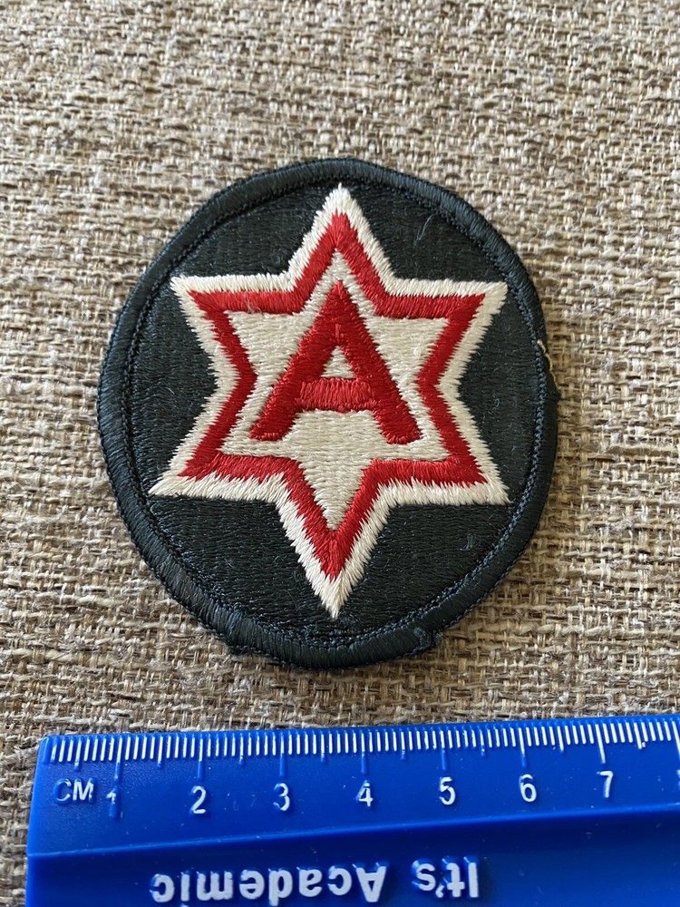 US Army 6th Army A Patch INV6535