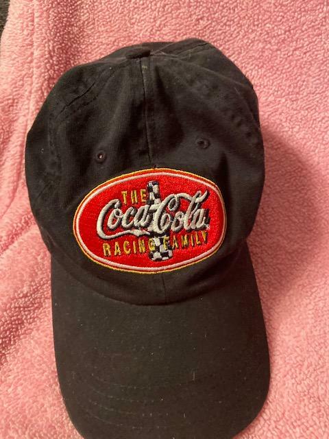 coco cola racing hat bristol 2001 & 2002 the 2001 is signed