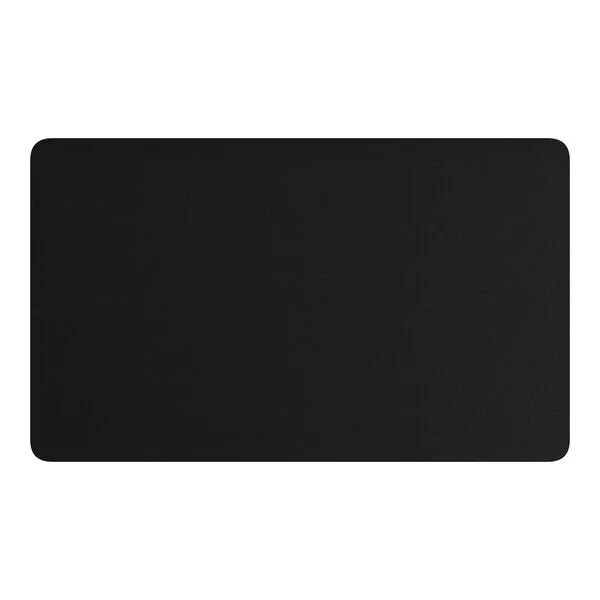 36" x 60" Rectangular Restaurant Table Top with Black Laminate Top Finish