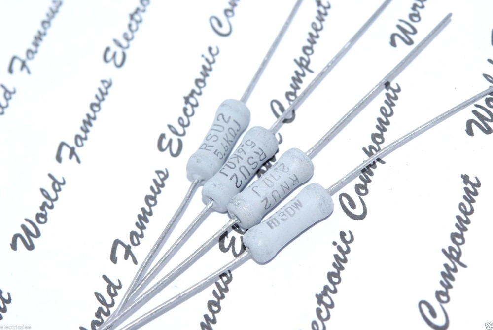 2pcs - RSU2 8.2K (8K2) 2W 5% Wire Wound Resistor