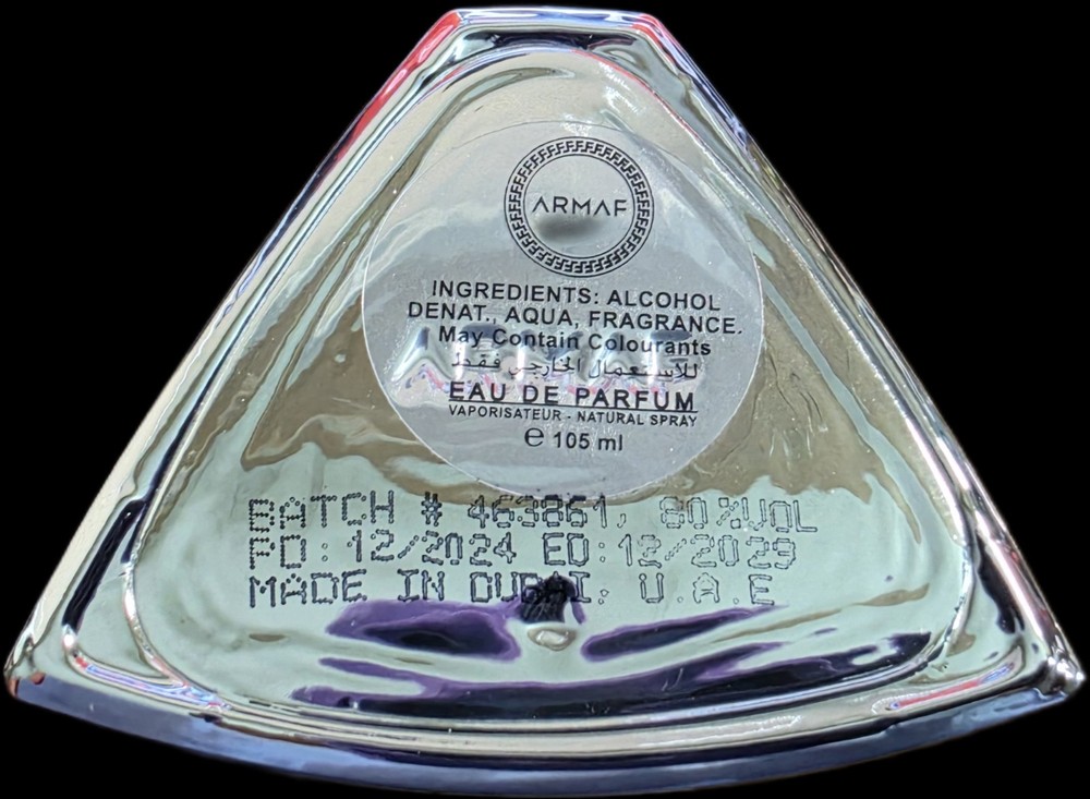 EMPTY BOTTLE w/BOX Armaf Blue Sky 3.4 oz 100ml