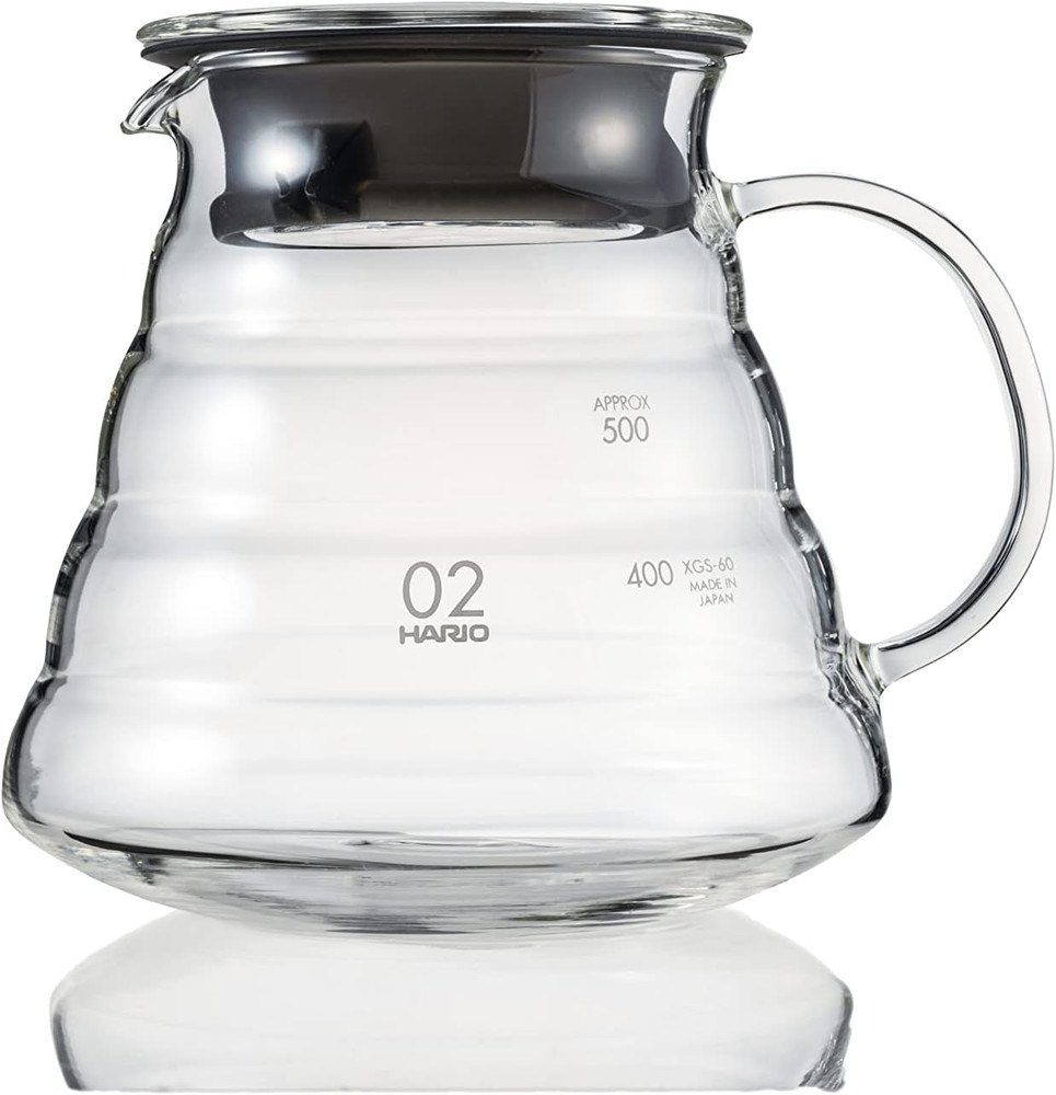 Hario V60 Glass Range Coffee Server, 600Ml, Clear