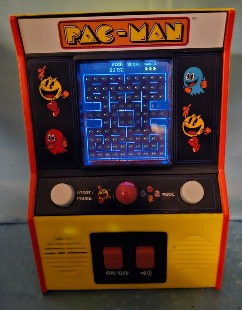 Bandai Pac-Man Mini Arcade Tested & Working