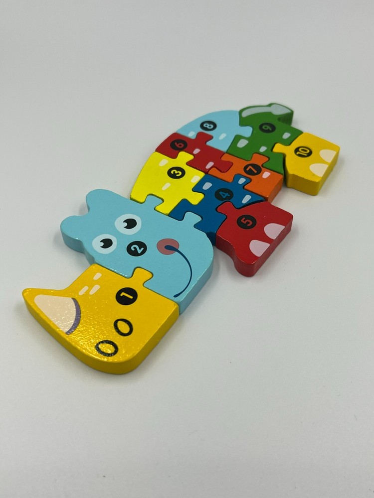 Wood Jigsaw Puzzles, Learn to Count (3 Pack)